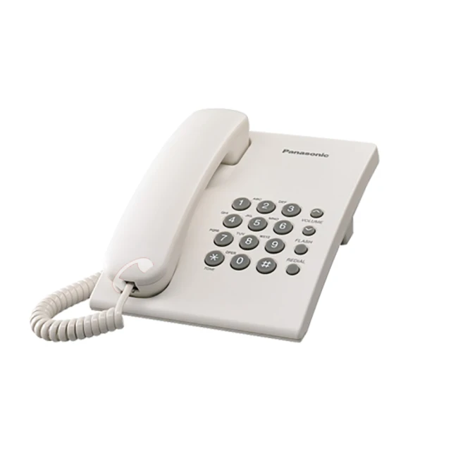 【Panasonic 國際牌】經典有線電話機(KX-TS520 時尚白)+數位高頻無線電話(KX-TG1611 奶油白) 歷史價格詳細信息