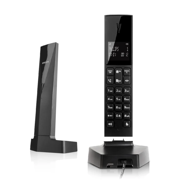 PHILIPS M3501B/96 設計款無線電話 黑 歷史價格詳細信息