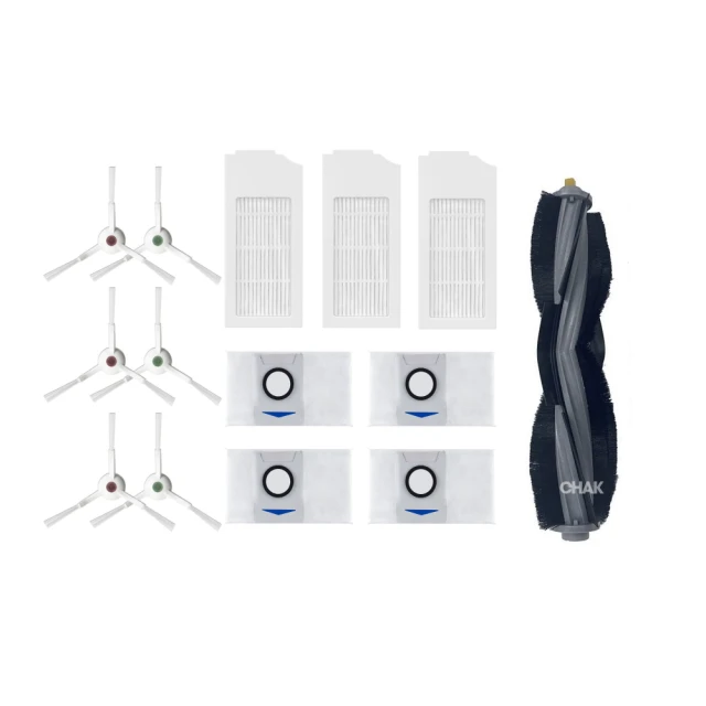 【CHAK恰可】ECOVACS 科沃斯 X1 副廠掃地機配件耗材超值組(主刷×1 邊刷×3 濾網×4 拖布×2) 歷史價格詳細信息