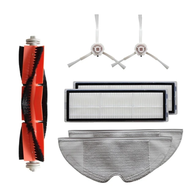 【禾淨家用HG】小米 S10 副廠掃拖機器人配件 主刷(1入/組*2) 歷史價格詳細信息