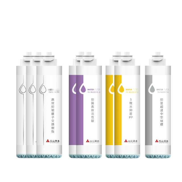 元山 超值一年份5道濾心組(YS-8100RWF/YS-8103RWF/YS-8105RWF專用) YS-9801CT 歷史價格詳細信息