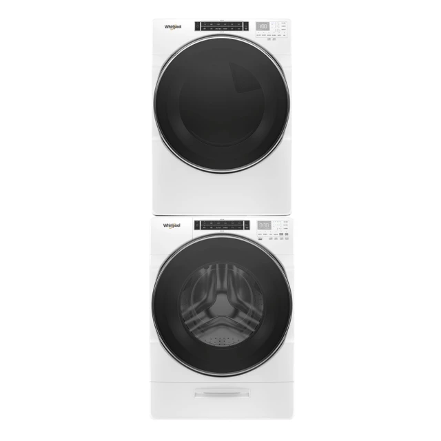 Whirlpool惠而浦 8TWFW5620HW+8TWGD8620HW(桶裝) 洗烘堆疊 送20L微波爐、槽洗錠 歷史價格詳細信息