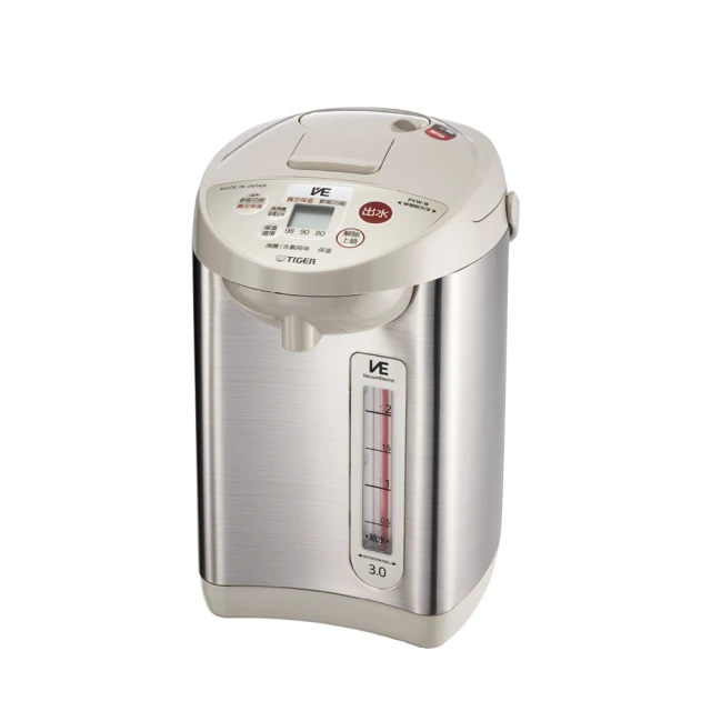 Tiger虎牌【日本製】VE節能省電真空熱水瓶 3.0L卡其色 (PVW-B30R-CUX) 歷史價格詳細信息