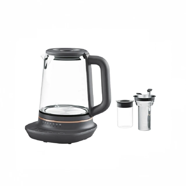 【Electrolux 伊萊克斯】主廚系列玻璃智能溫控電茶壺(E7GK1-73BP) 多功能沖煮/1.7公升/附玻璃盅 歷史價格詳細信息