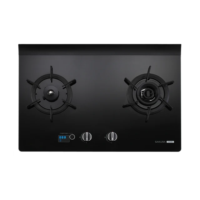 【櫻花SAKURA】智能雙炫火二口玻璃檯面爐G2926G(LPG) 歷史價格詳細信息