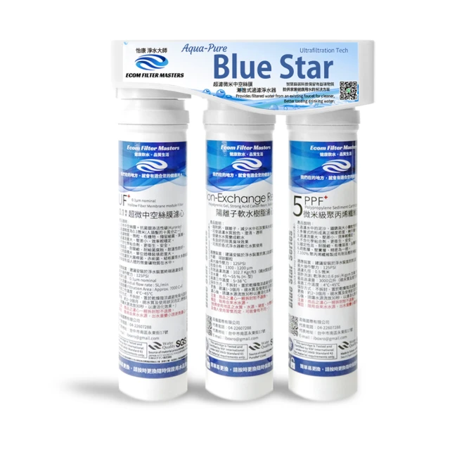 怡康 藍星系列快拆0.1微米日本中空絲膜濾心(複合式) 歷史價格詳細信息