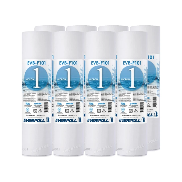 【EVERPOLL】10英吋網狀壓縮活性碳棒濾芯 EVB-C100A (4支入) 歷史價格詳細信息