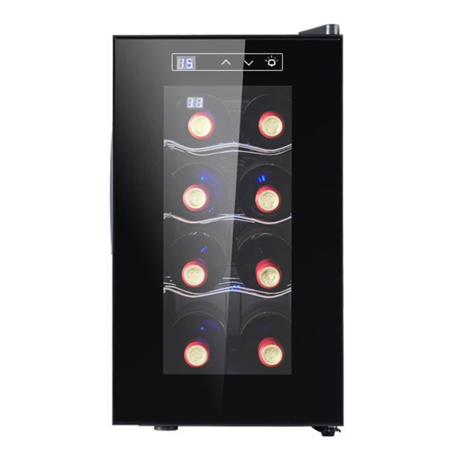 【LEZUN 樂尊】8瓶裝恒溫電子紅酒櫃 小酒櫃 商用酒櫃  LUP-24D(紅酒櫃 冰櫃 冰吧 冷藏櫃 酒櫃 冰箱 儲酒櫃) 歷史價格詳細信息