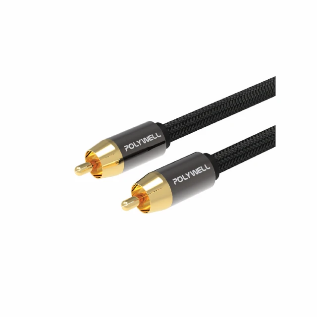 POLYWELL 雙RCA To 雙RCA 紅白立體聲音源線 5M 歷史價格詳細信息