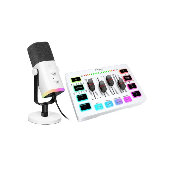 【FIFINE AM8 錄音室等級USB/XLR動圈式RGB麥克風】心型指向/USB/XLR雙輸出/YouTuber 歷史價格詳細信息