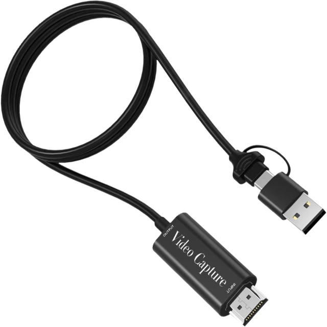 TYPE C 擷取卡卡 /USB 兩用 轉 HDMI 4K 擷取 1080 60Hz高清 直播 Switch 電視盒 OBS 串流 OO9 歷史價格詳細信息