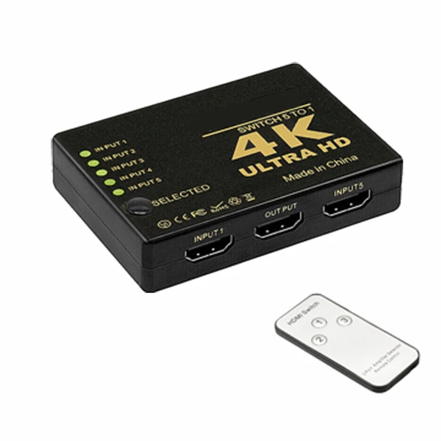 HDMI 5進1出 高畫質4K*2K 遙控影音切換器 歷史價格詳細信息