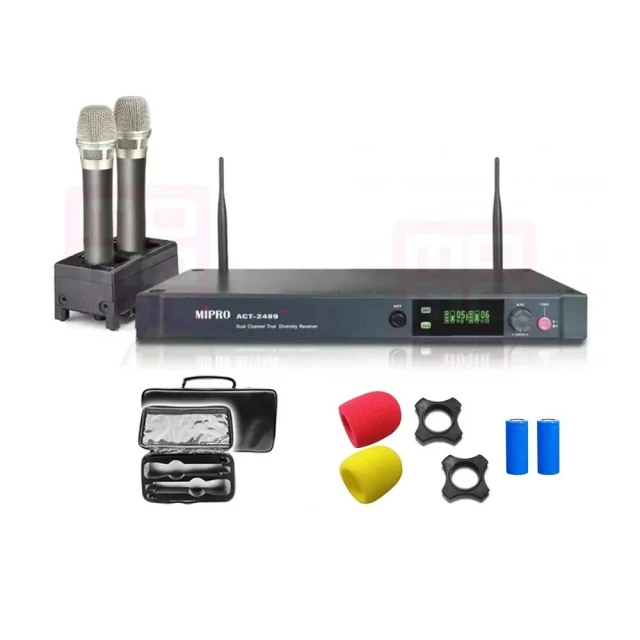 【MIPRO】ACT-869 配2領夾式 MU-55L+2發射器ACT-32T(雙頻道自動選訊無線麥克風) 歷史價格詳細信息