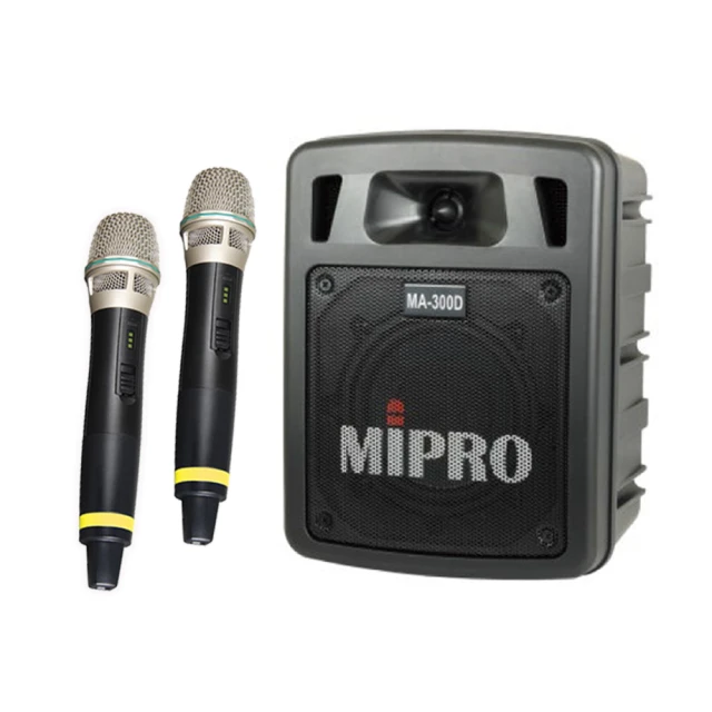 MIPRO MA-808 UHF 旗艦型行動拉桿式教學無線雙頻麥克風擴音機 CD座+MP3+二支無線麥克風ACT-32H 歷史價格詳細信息