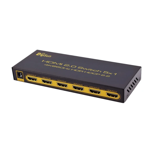【DigiSun 得揚】UH851 4K HDMI 2.0 五進一出影音切換器 歷史價格詳細信息