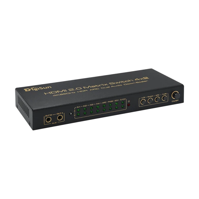 DigiSun UHA842 4K HDMI 2.0 四進二出矩陣切換器+音訊擷取器(SPDIF+R/L) 歷史價格詳細信息