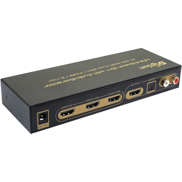 DigiSun AH231R 4K HDMI/MHL 三入一出切換器+音訊擷取器(SPDIF+R/L) 歷史價格詳細信息