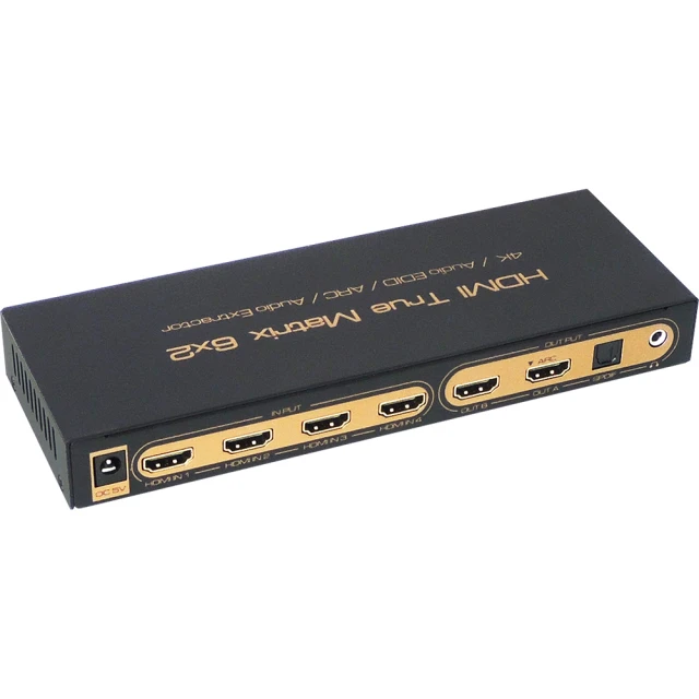 DigiSun AH262P 4K HDMI 六進二出矩陣切換器+音訊擷取器(PIP子母畫面) 歷史價格詳細信息