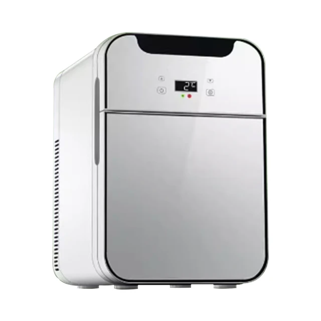 20L車載迷你小型冰箱家用學生宿舍化妝品車用製冷 家車兩用小冰箱20L家用小冰箱台灣110V專用 歷史價格詳細信息