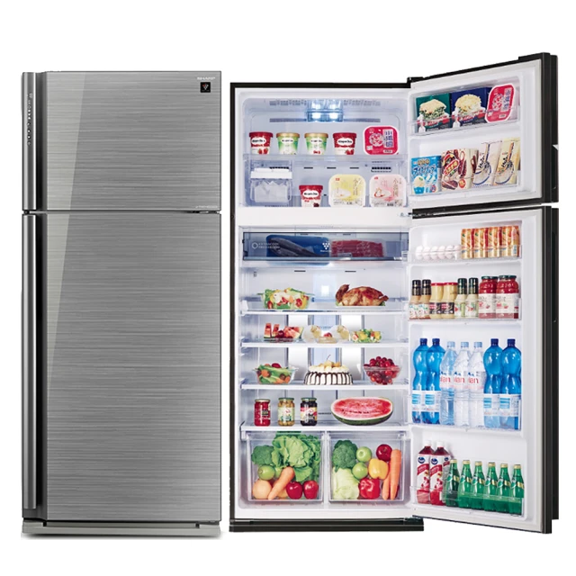 【SHARP 夏普】583L《變頻-雙門》自動除菌離子電冰箱〈炫耀銀〉SJ-SD58V-SL 歷史價格詳細信息