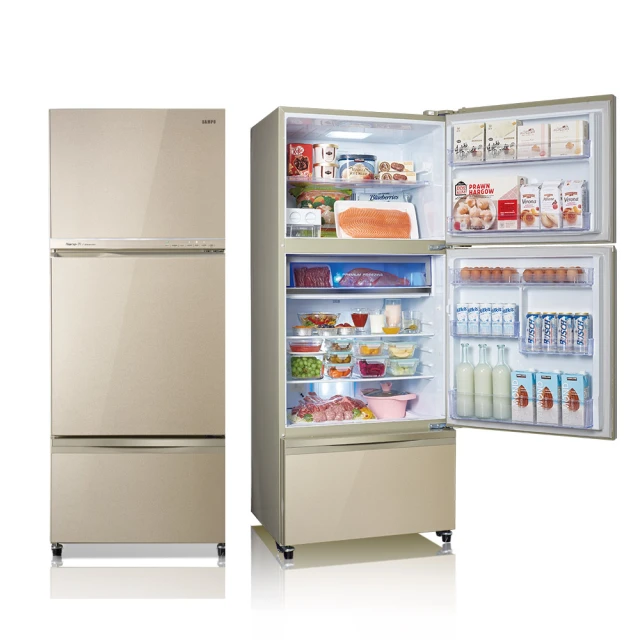 聲寶【SR-C61GDV-Y8】605公升三門變頻琉璃金冰箱 歷史價格詳細信息