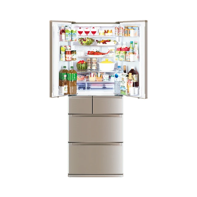 MITSUBISH三菱電機【MR-JX53C-W-C】525L一級變頻六門冰箱(絹絲白)(含標準安裝) 歷史價格詳細信息