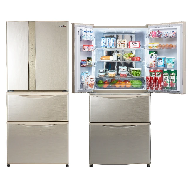 聲寶【SR-C56DD-Y5】560公升四門變頻琉炫麥金 冰箱(含標準安裝) 歷史價格詳細信息