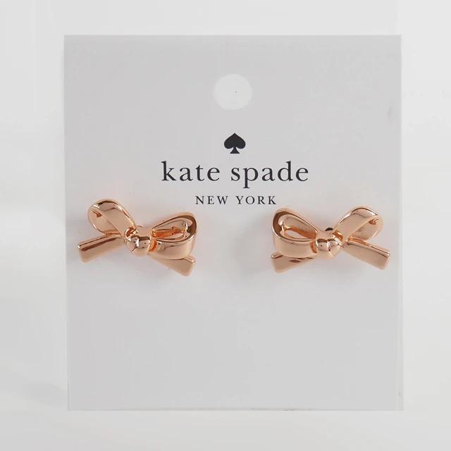 KATE SPADE 蝴蝶結針式耳環-銀色 歷史價格詳細信息
