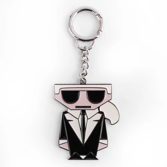 Karl Lagerfeld  西裝老佛爺手機包&白貓零錢包 斜背帶 歷史價格詳細信息