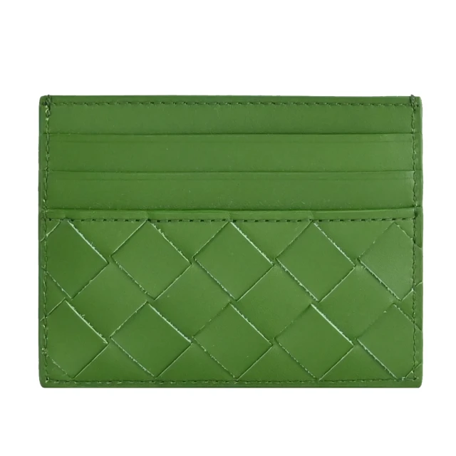 BOTTEGA VENETA 手工編織小牛皮3卡拉鍊卡片夾/零錢包(暗綠) 歷史價格詳細信息