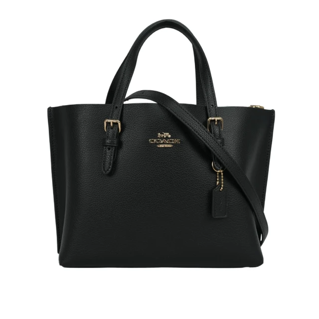 COACH MOLLIE25 緹花LOGO防刮手提/斜背二用包-咖啡色 歷史價格詳細信息