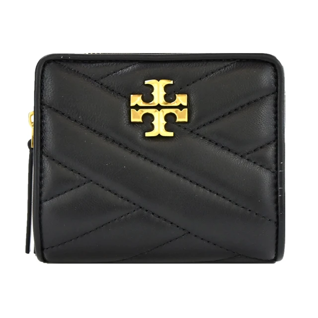 TORY BURCH Kira Chevron 銀釦絎縫皮革皮夾式鍊包(淺沙色) 90343 288 歷史價格詳細信息