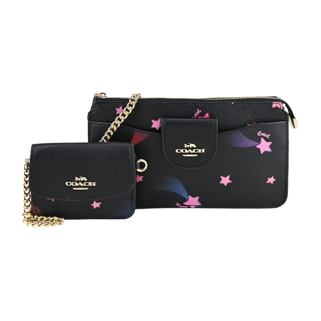 COACH星星印花口袋長版羊毛披肩/圍巾(粉紅) 歷史價格詳細信息