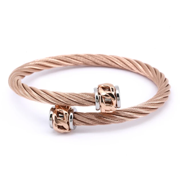 CHARRIOL 夏利豪 Coup De Foudre系列 愛心編織鋼索手環 04-102-1269-1 歷史價格詳細信息