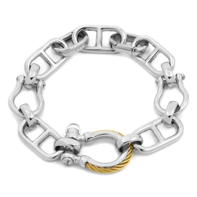 CHARRIOL 夏利豪 Coup De Foudre系列 愛心編織鋼索手環 04-102-1269-1 歷史價格詳細信息