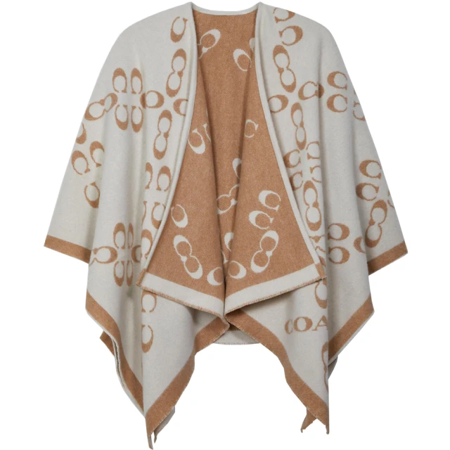 【COACH】COACH米棕字刺繡LOGO帆布釦式手提包(小/自然白x多色) 歷史價格詳細信息