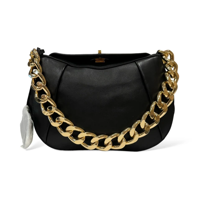 MOSCHINO-黑色愛心羔羊皮保齡球包/參考市價2萬-極新真品 歷史價格詳細信息