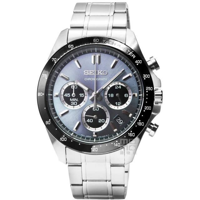 【SEIKO 精工】精工藍寶石三眼計時賽車鋼帶錶 -鐵灰面(SSB455P1) 歷史價格詳細信息