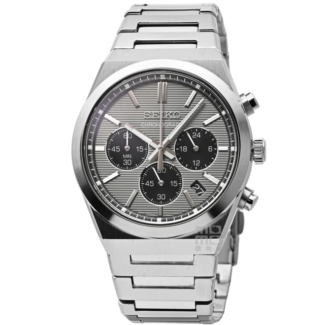 【SEIKO】精工 SSB425P1 鋼錶帶 三眼計時男錶 8T63-00W0S 銀 41.5mm 歷史價格詳細信息