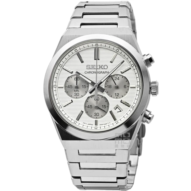 【SEIKO 精工】精工藍寶石三眼計時賽車鋼帶錶 -鐵灰面(SSB455P1) 歷史價格詳細信息