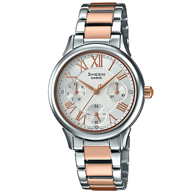 CASIO卡西歐 SHEEN 時尚小秒針腕錶 SHE-3050SG-7A 歷史價格詳細信息