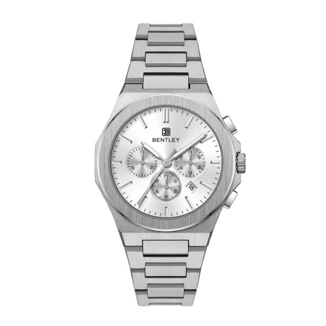 【Bentley 賓利】AQUAMARINE系列 三眼不銹鋼手錶( 銀 BL1796-50WCI) 歷史價格詳細信息