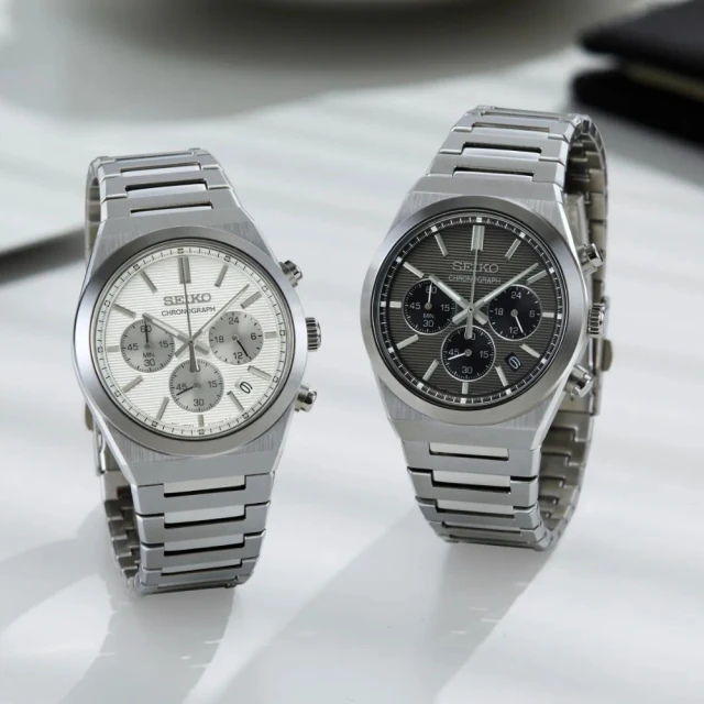 SEIKO 精工 CS系列 碼錶計時 三眼腕錶-黑面_SK028 SSB447P1/8T63-02M0D 歷史價格詳細信息