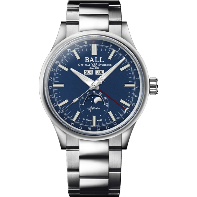 BALL 波爾 Trainmaster 簡約 機械錶 樹紋 男錶 指針錶-39.5mm白色NM2080D-S1J-SL 歷史價格詳細信息