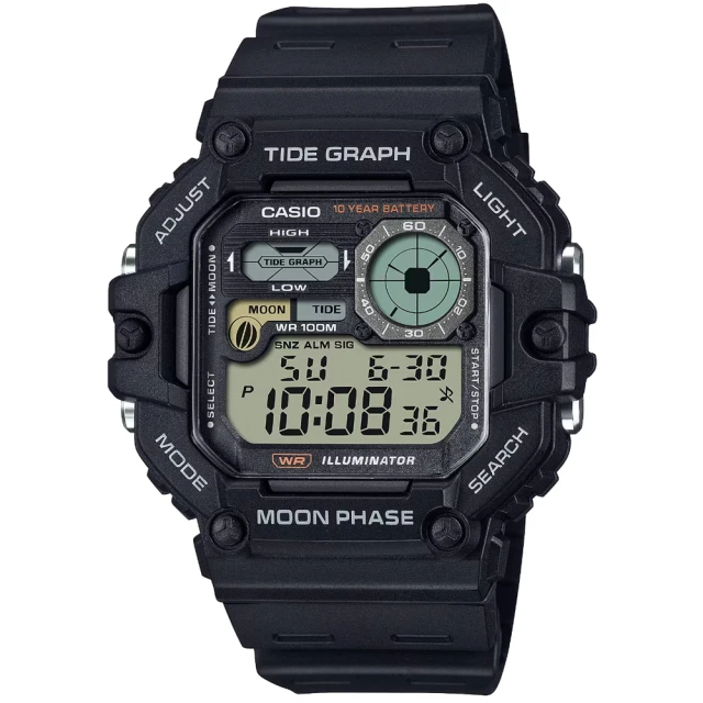 【CASIO】卡西歐十年電力野戰電子錶-黑 W-737HX-1A 台灣卡西歐保固一年 歷史價格詳細信息