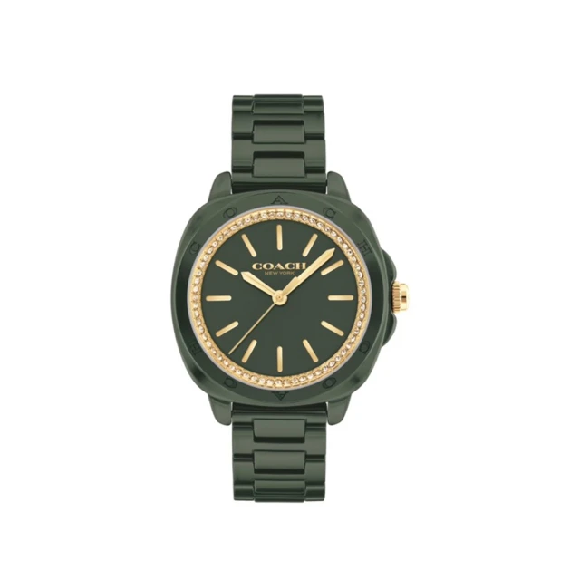 【COACH】官方授權C2 紐約 酒紅色陶瓷晶鑽女錶-34mm-贈高級9入首飾盒(CO14504403) 歷史價格詳細信息