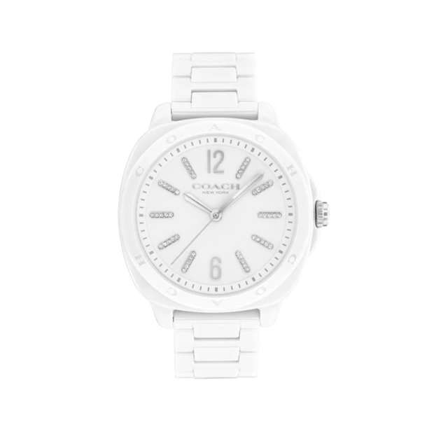 【COACH】官方授權C2 紐約 酒紅色陶瓷晶鑽女錶-34mm-贈高級9入首飾盒(CO14504403) 歷史價格詳細信息