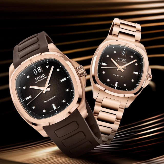 MIDO美度 Multifort Patrimony 先鋒系列復古計時機械錶-藍x咖啡/42mm M0404273604200 歷史價格詳細信息