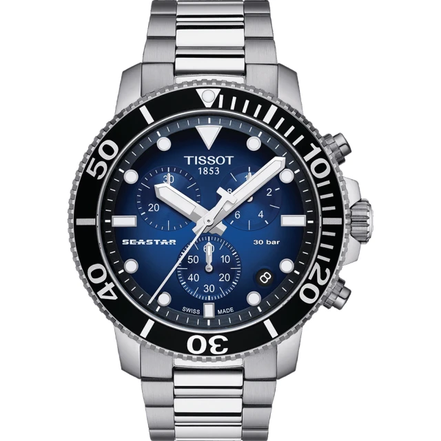 TISSOT 天梭 SEASTER 1000 海洋之星300米潛水錶/黑X金/40mm/T1208072205100 歷史價格詳細信息