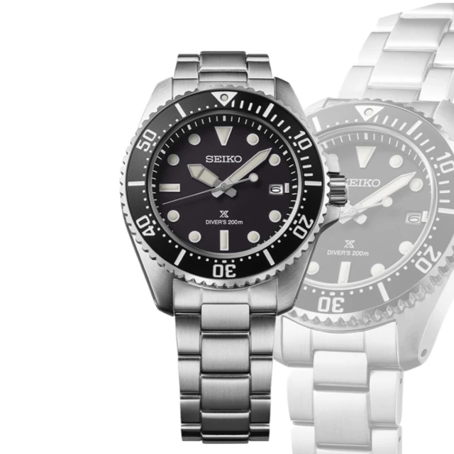 【SEIKO】精工 Prospex SNE587P1 太陽能 兩百米潛水錶 鋼錶帶男錶 V147-0CT0SD 黑 38.5mm 歷史價格詳細信息
